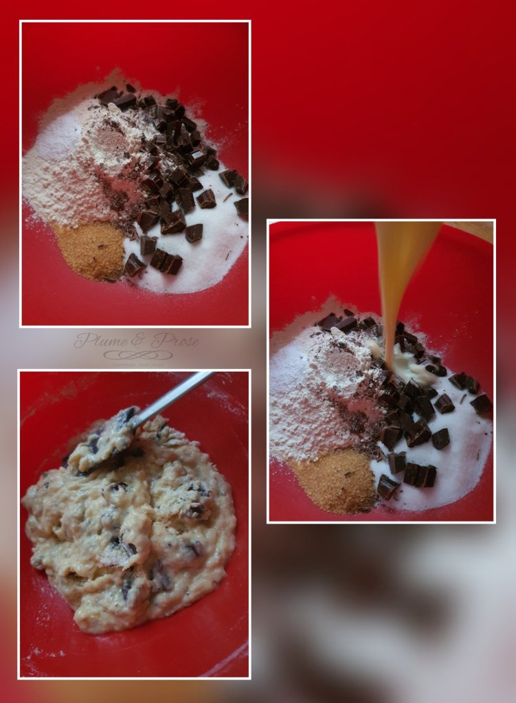 Préparation des muffins du turfu