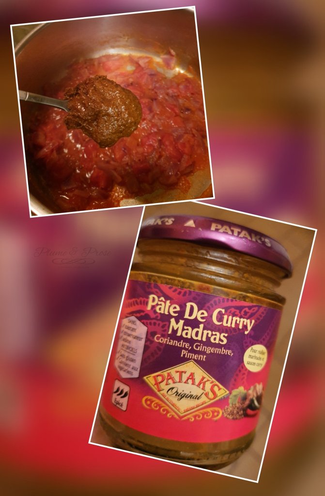 Préparation du curry d'épinards à la féta façon Palak Paneer