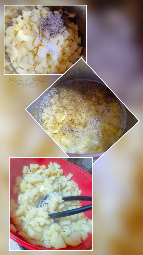 Préparation du boeuf Stroganoff