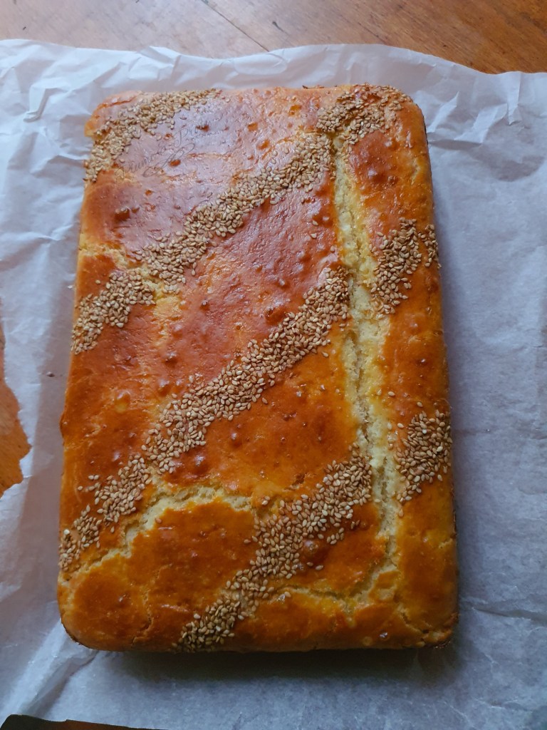Préparation du "Khobz Dar" à la farine ou le pain brioché, sans pétrissage, ultra moelleux