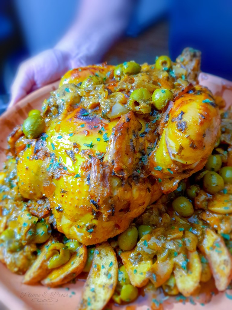 Tajine de Poulet au citron et olives