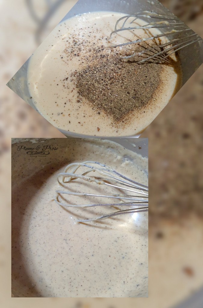 Sauce au poivre préparation