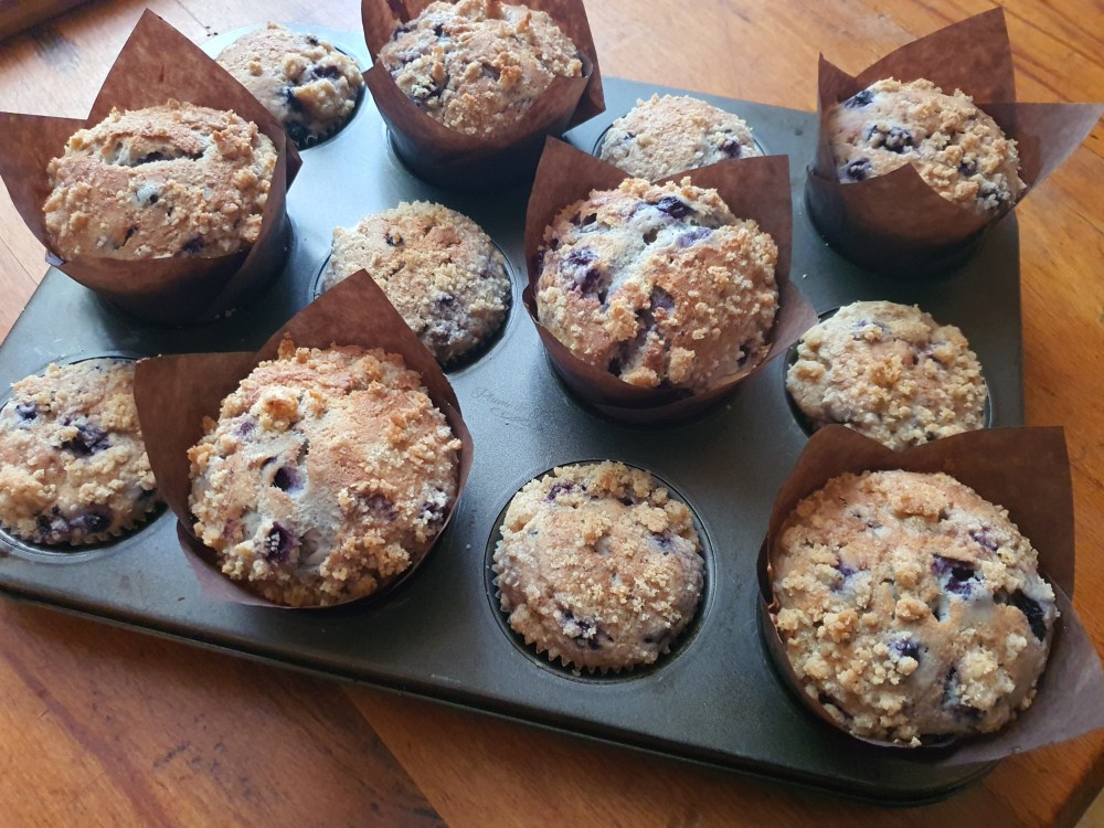 Muffins aux myrtilles