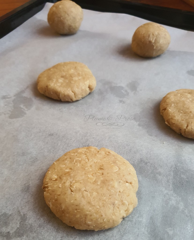 Préparation "Anzac Cookie" ou les biscuits avoine-coco des îles Salomon