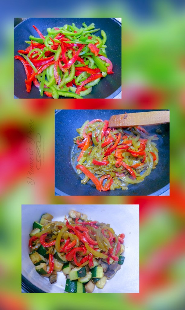 Préparation de la ratatouille traditionnelle