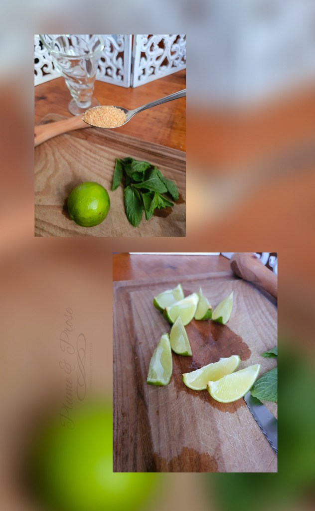 Préparation du "Virgin Mojito"