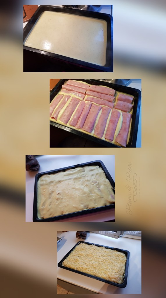 Préparation des poireaux au jambon façon chicons gratinés