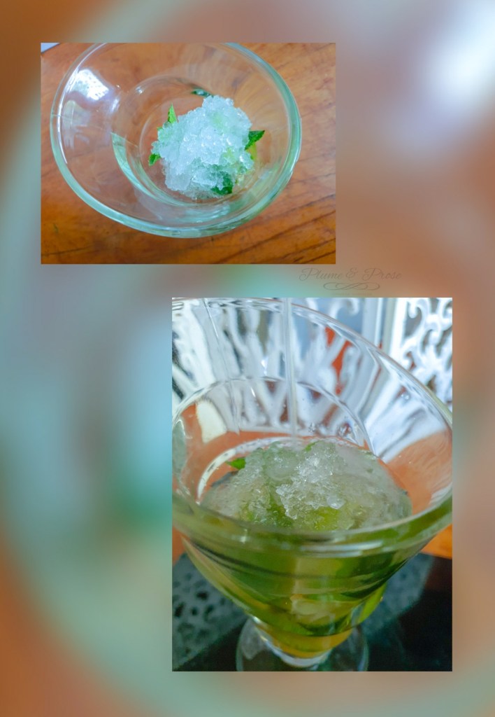 Préparation du "Virgin Mojito"