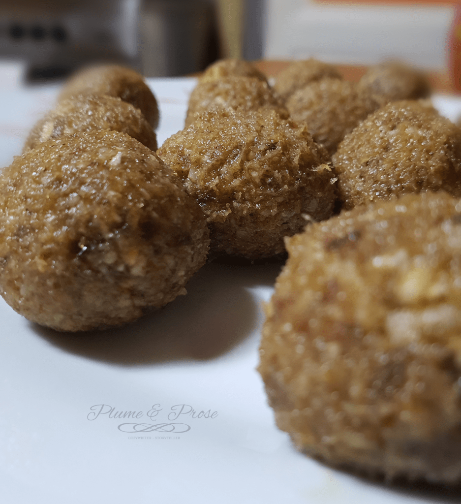 Préparation des "dates balls" de l'ancienne Égypte