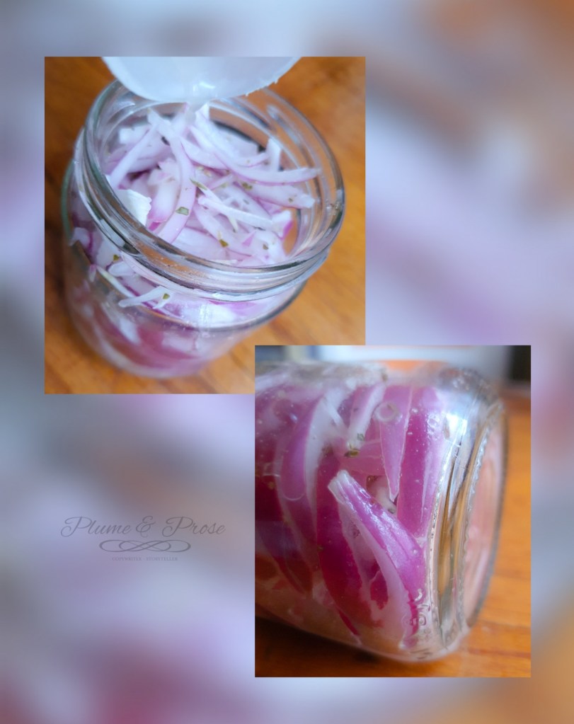 Préparation des pickles