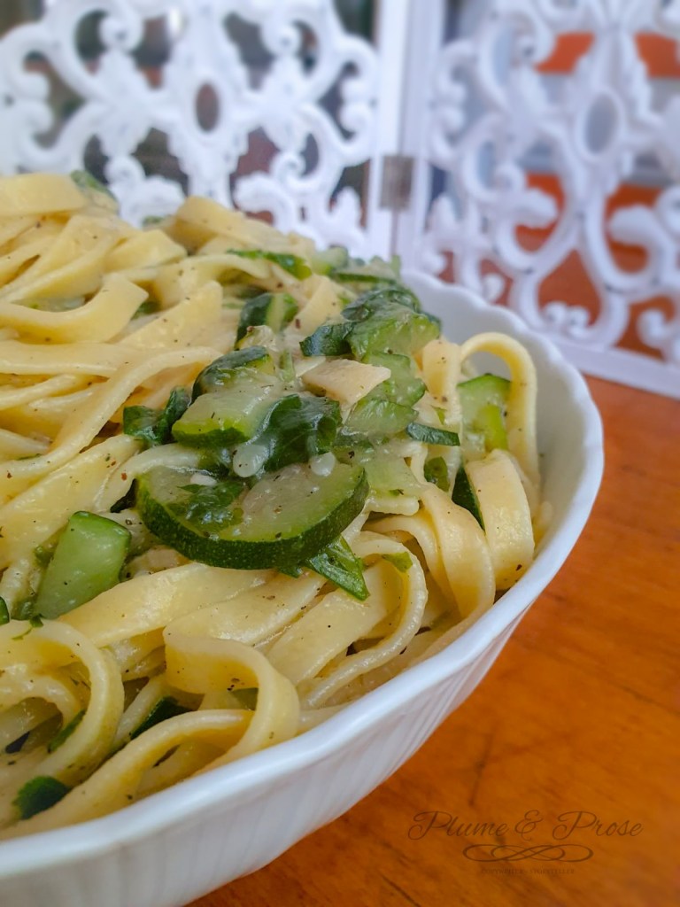 "Pasta alle Zucchine" ou les pâtes aux courgettes à l'italienne