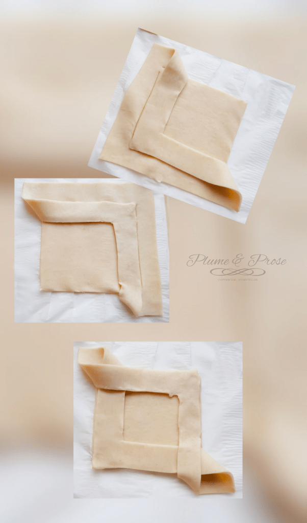 Préparation des tartelettes feuilletées à l'abricot
