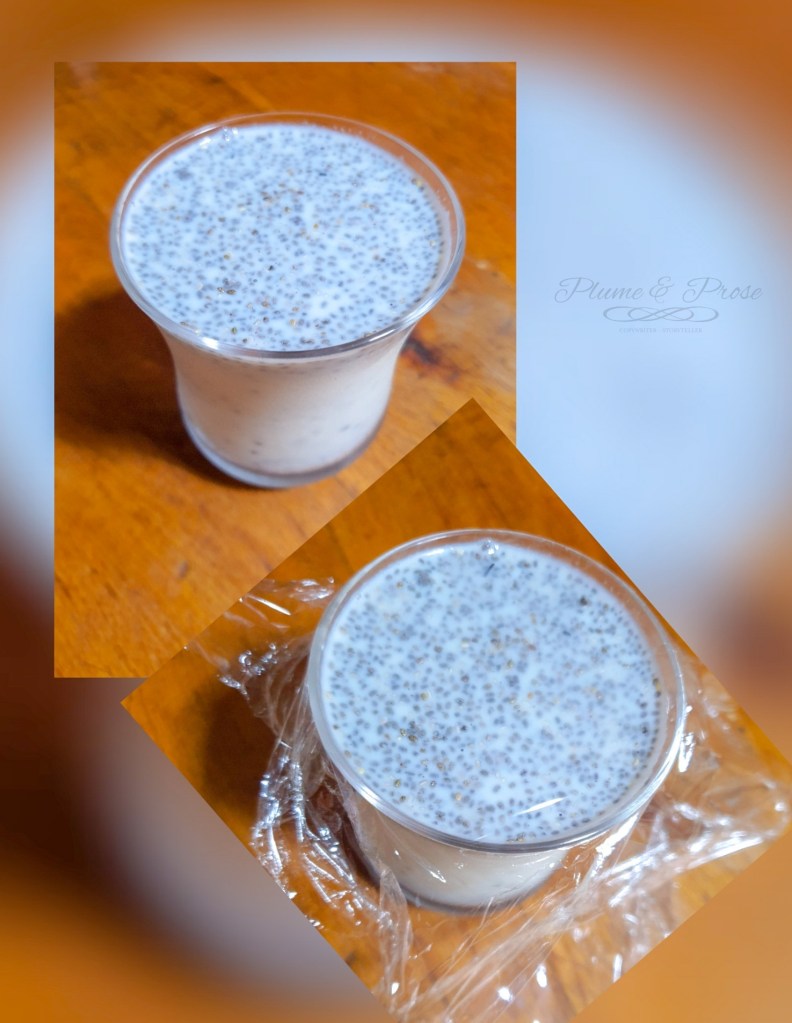 Préparation du Pudding de Chia