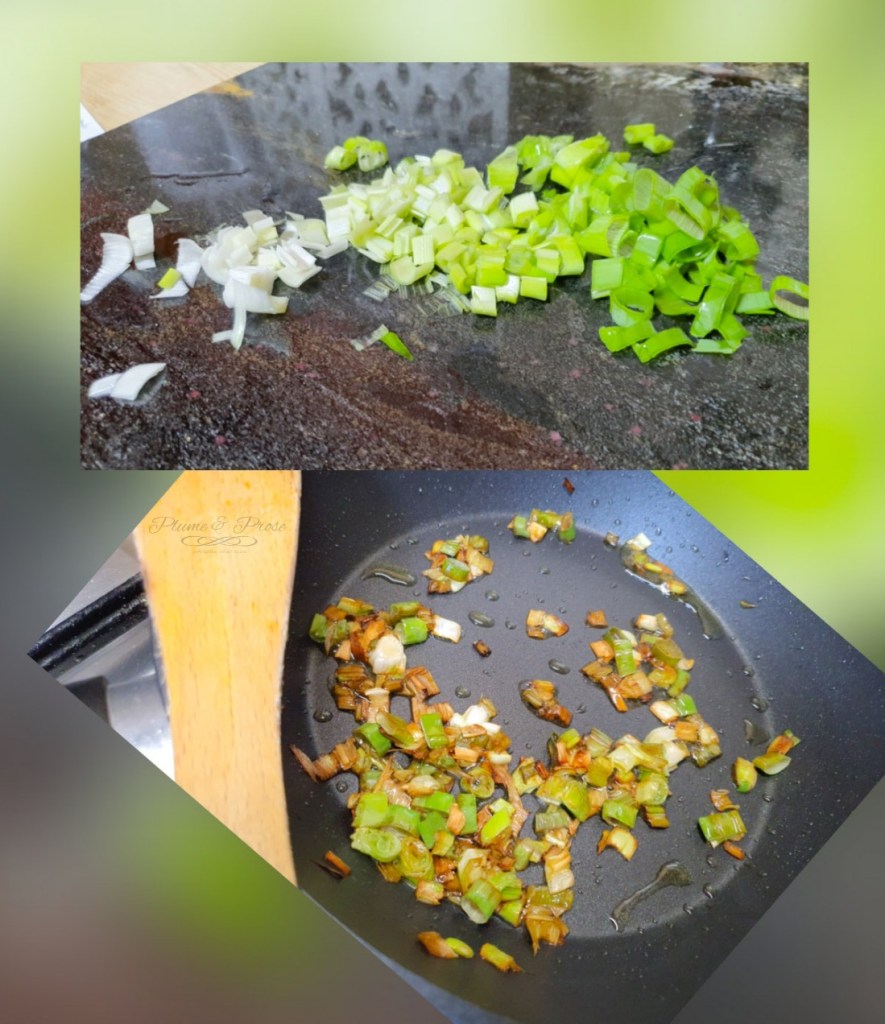 Préparation du riz frit aux oeufs Sud Coréen