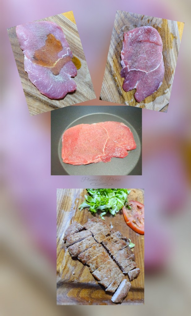 Préparation du chivito