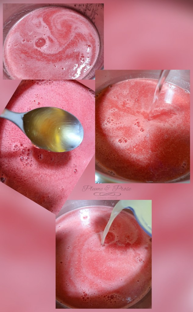 Préparation de le limonade de pastèque