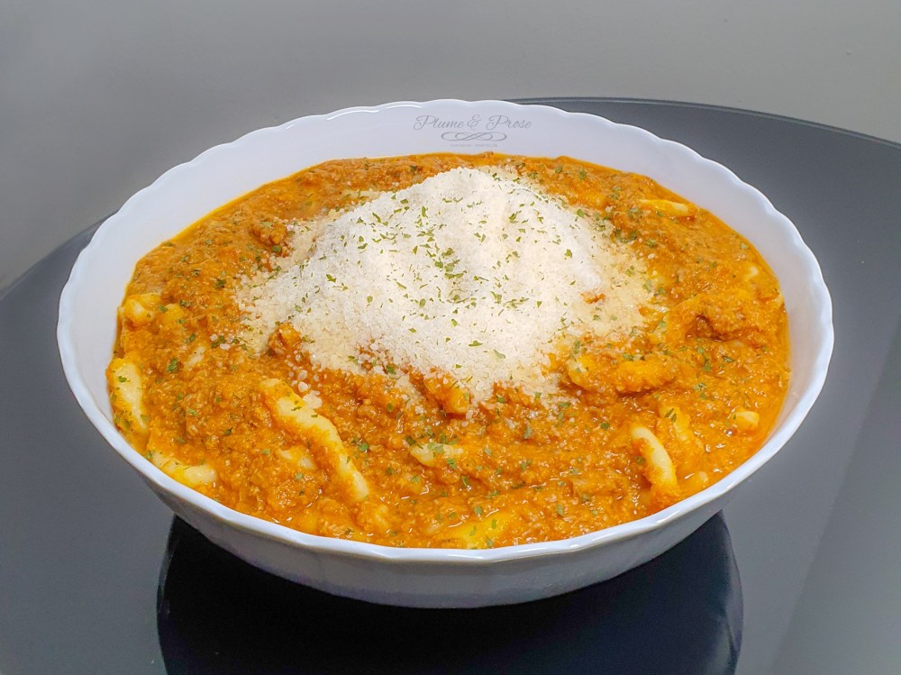 "Strozzapreti" ou les pâtes rustiques sans oeufs