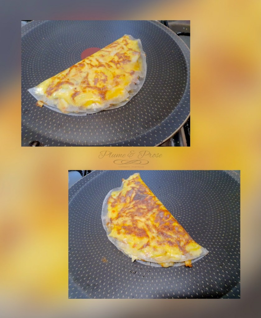 Préparation de la pizza populaire de la street food Vietnamienne