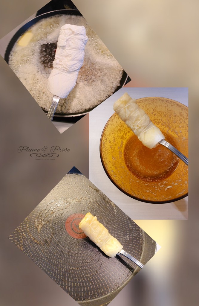 Préparation des crêpes de ma grand-mère