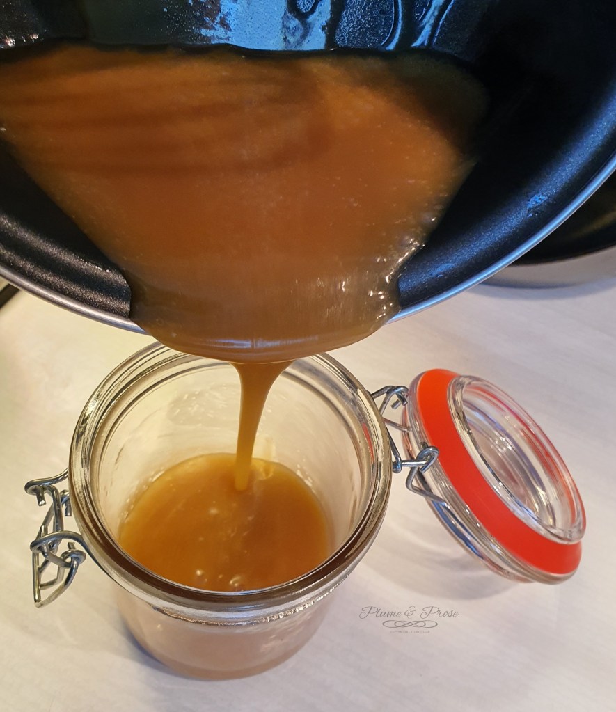 Préparation du caramel au beurre salé
