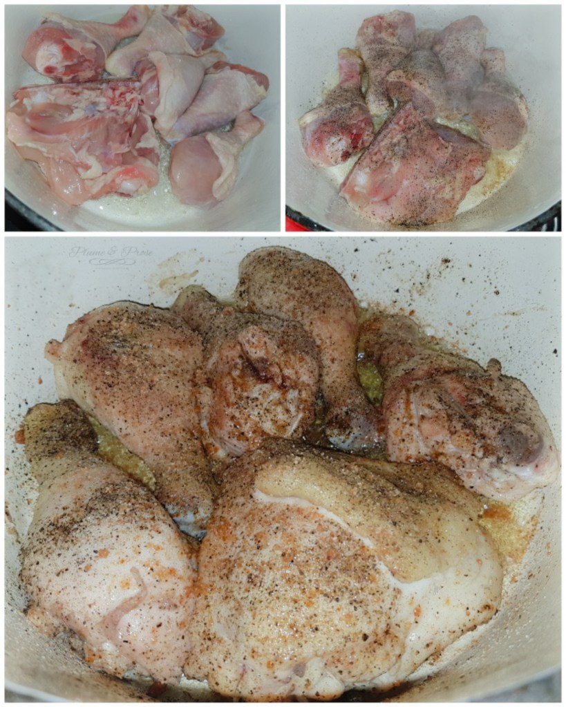Préparation du "Tiga dèguè Na" ou le Mafé au Poulet malien