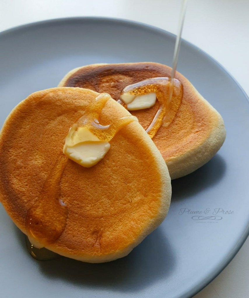 Préparation des Fluffy Pancakes