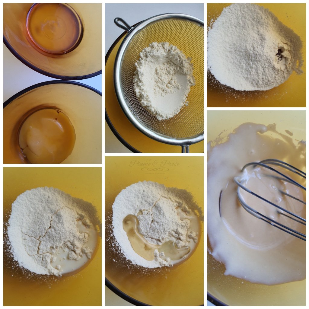 Préparation des Fluffy Pancakes