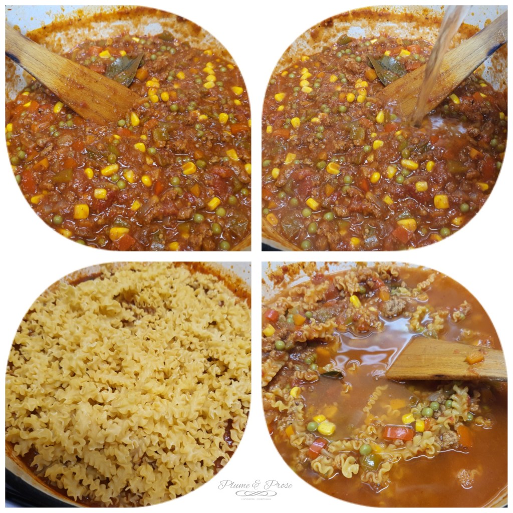 Préparation du goulash