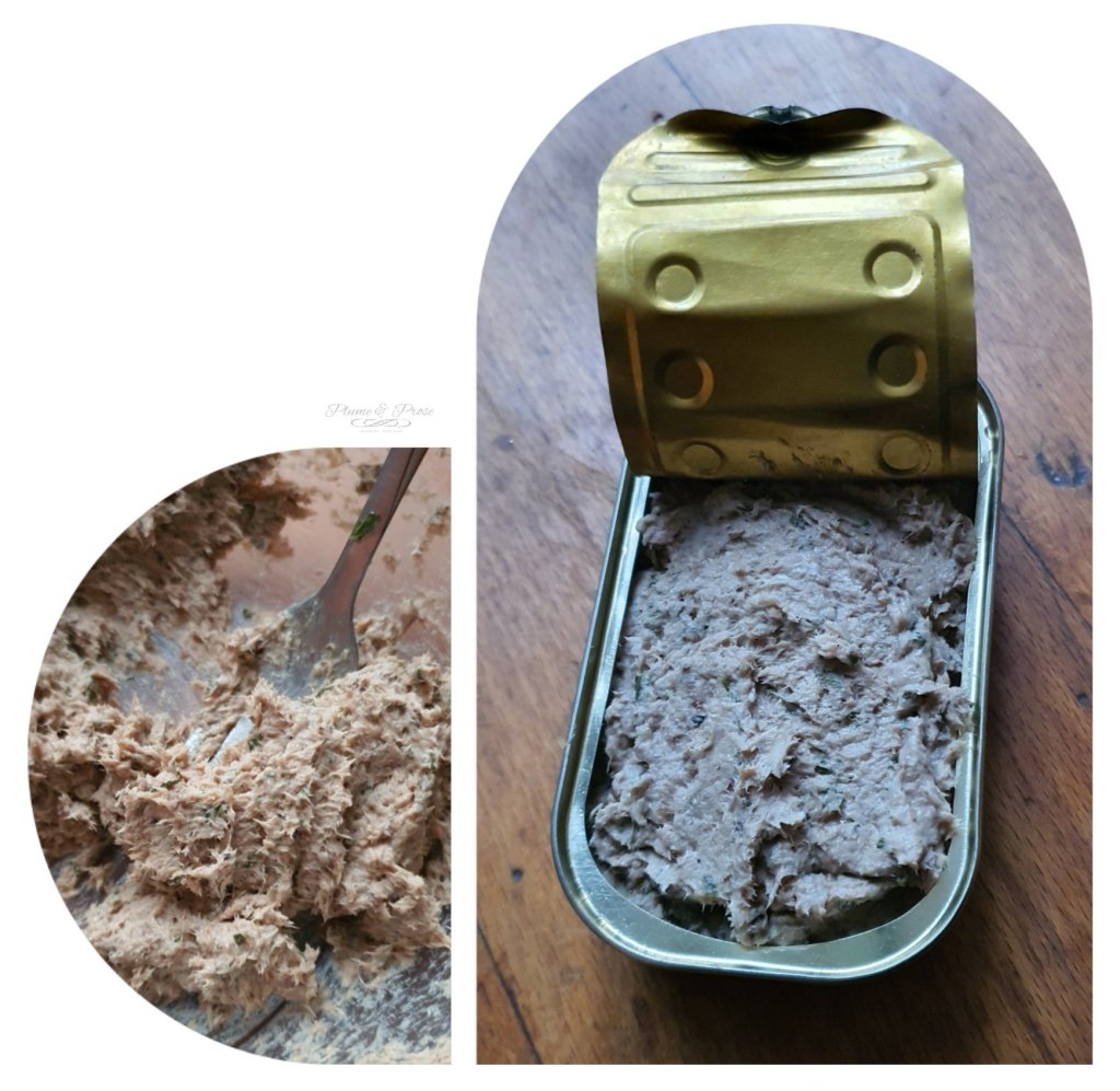 Préparation des rillettes de sardines