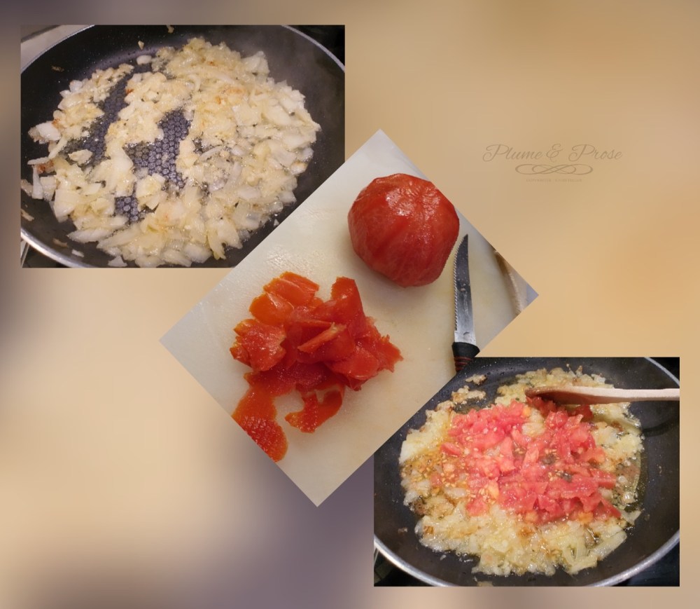 Préparation des crevettes sauce piquante