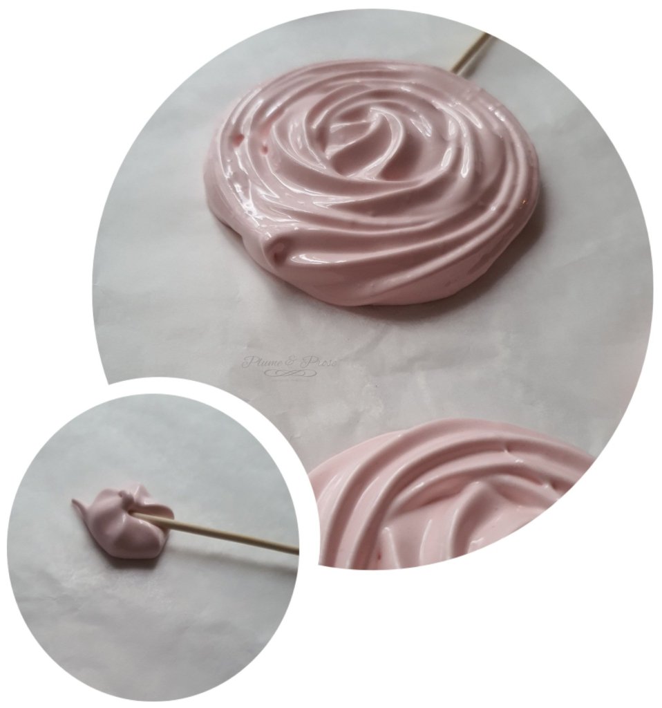 Préparation de la meringue française