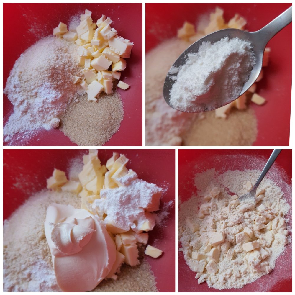 Préparation du Cobbler aux pommes