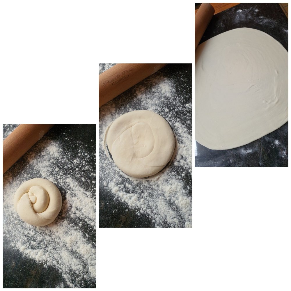 Préparation du chapati d'Afrique de l'Est