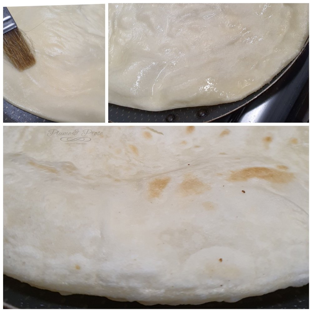 Préparation du chapati d'Afrique de l'Est