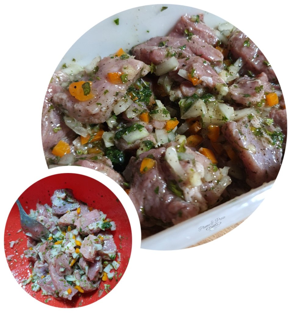 Préparation des shashlik