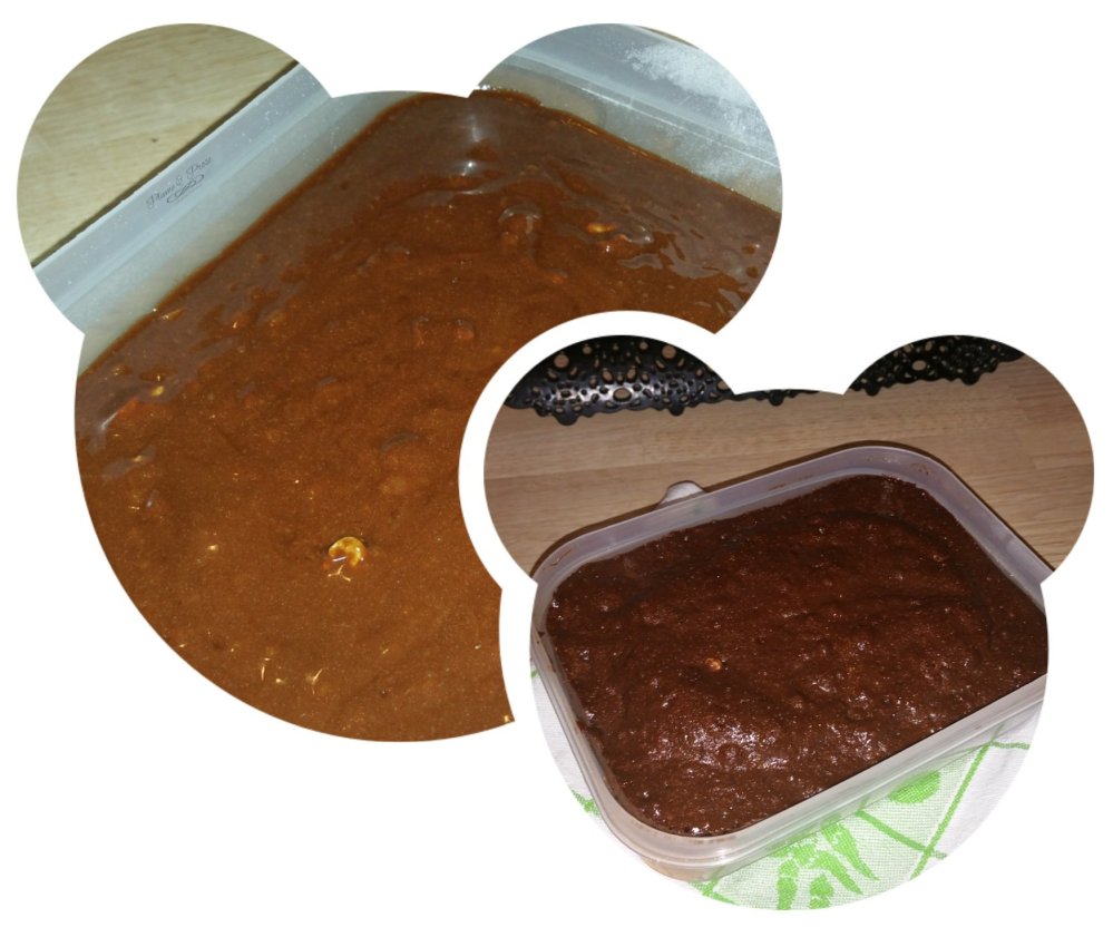 Préparation du brownie express
