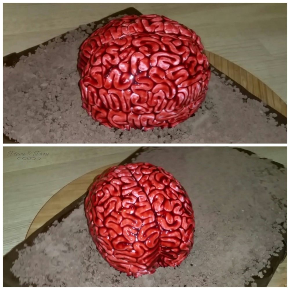 Préparation du brain cake