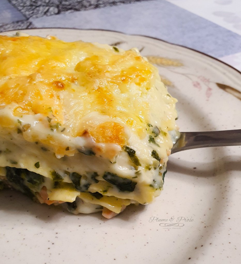 "Lasagnes Nordiques" ou les lasagnes saumon et épinards