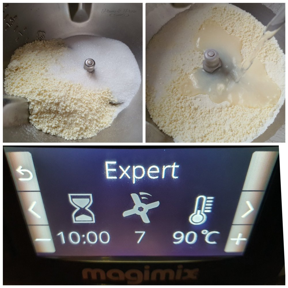 Préparation du lait concentré