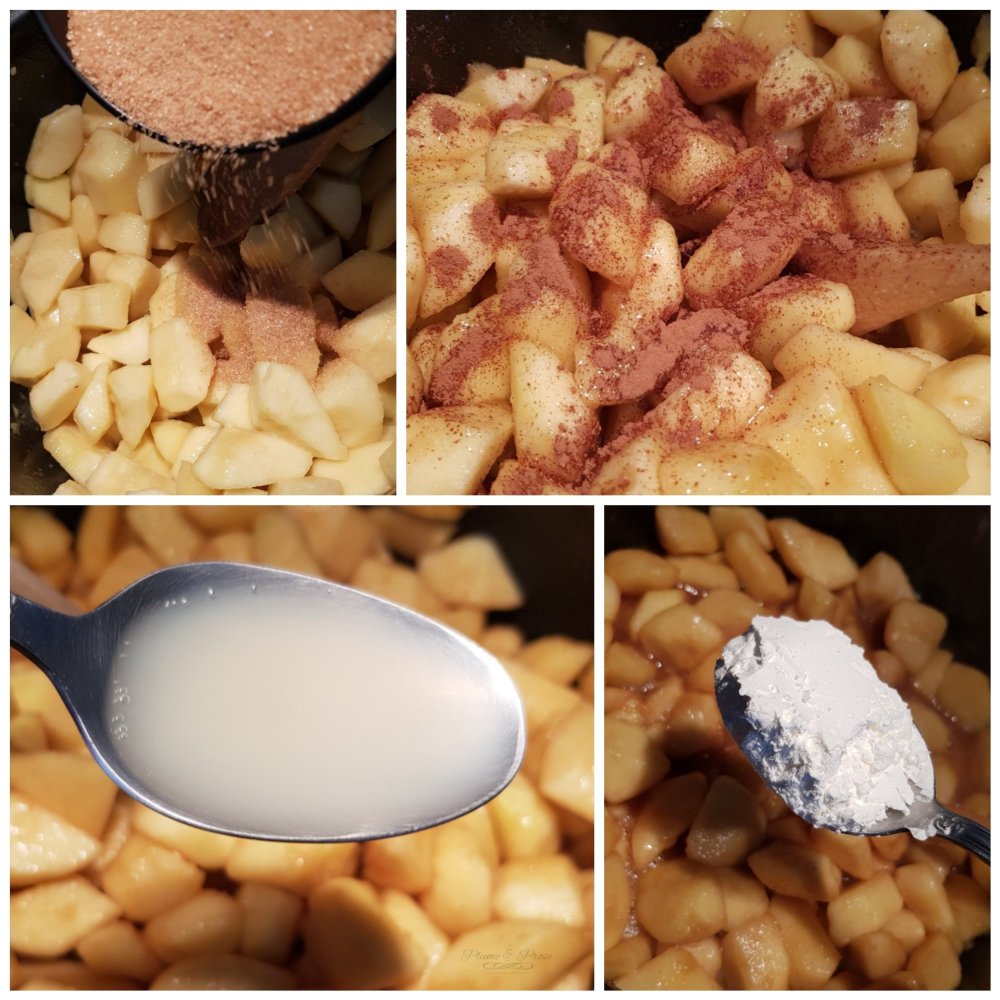 Préparation de la fameuse Apple Pie