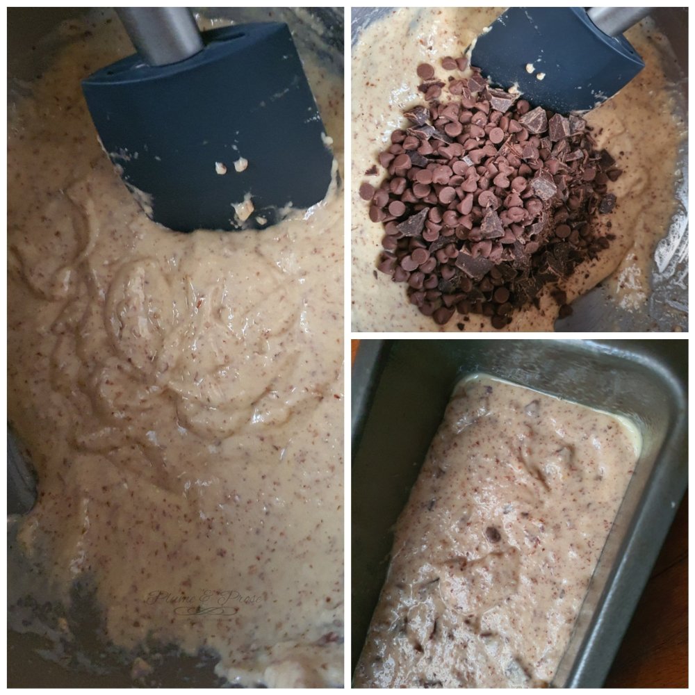 Préparation du cake alsacien, le "Hundertgrammkueche"