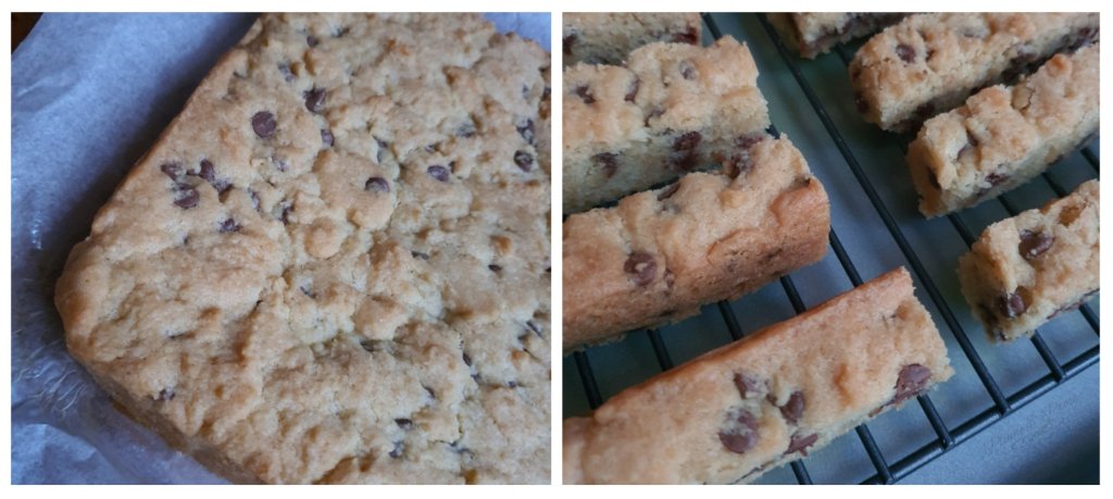 Préparation des cookies-sticks