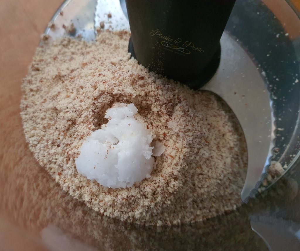 Préparation du beurre d'amandes