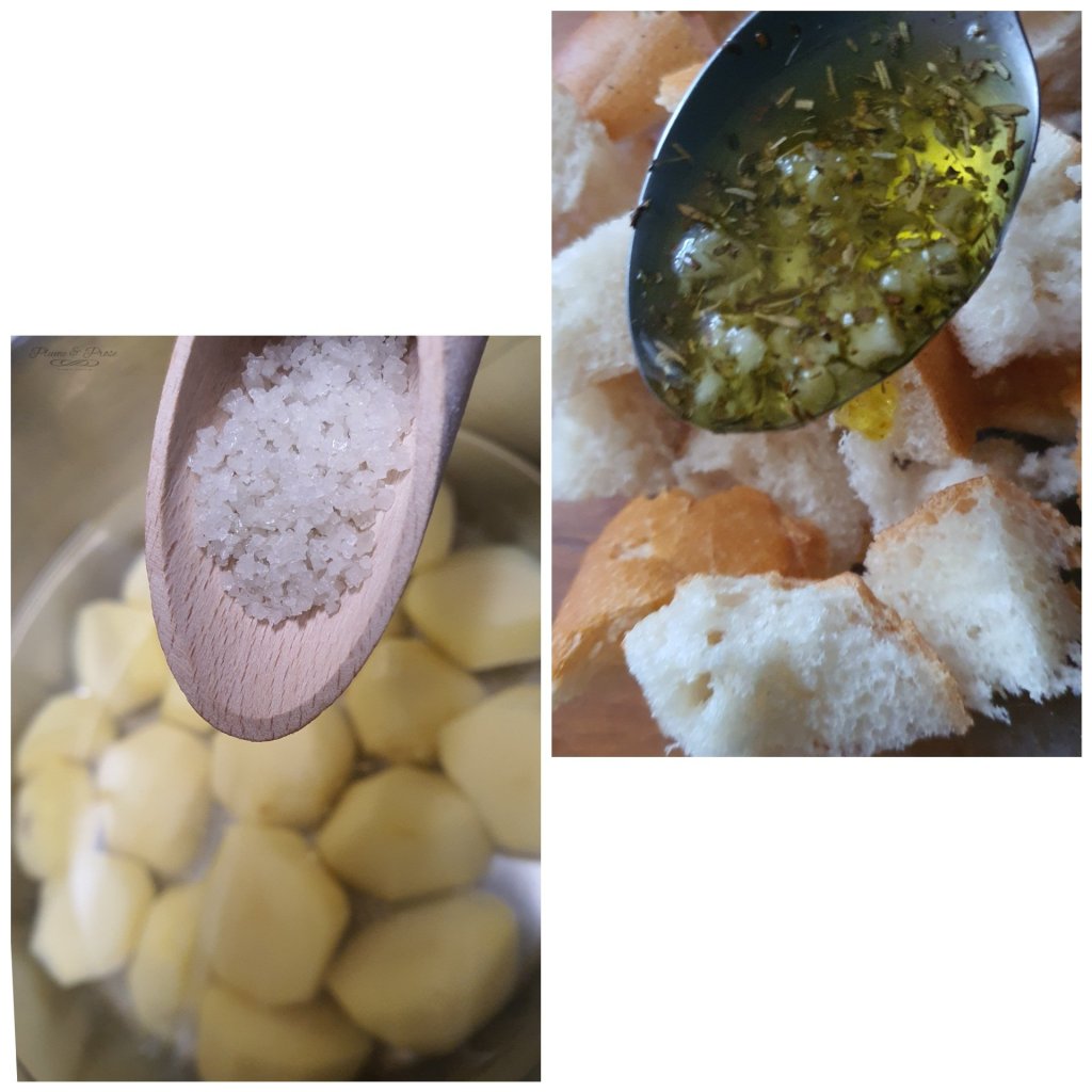 Préparation du camembert rôti