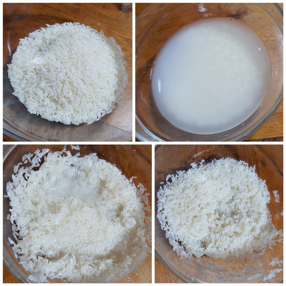 Préparation du riz traditionnel japonais