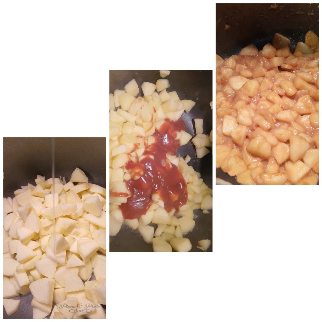 Préparation des jalousies aux pommes