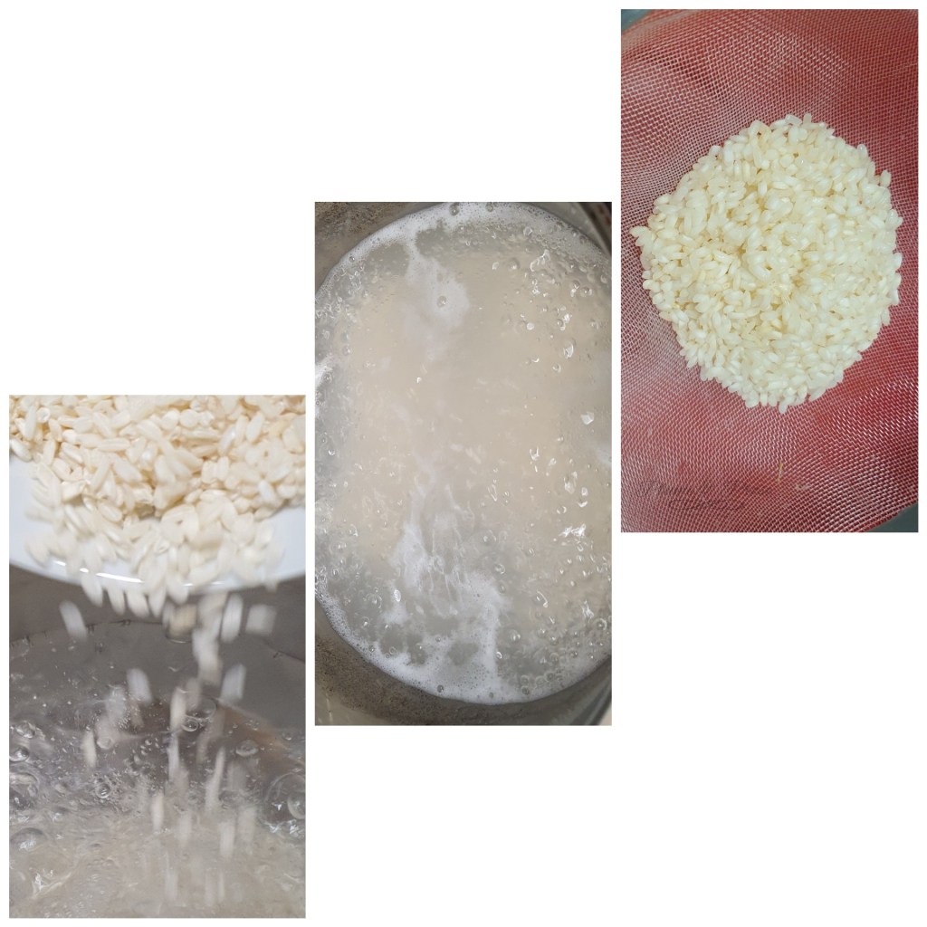 Préparation du riz au lait