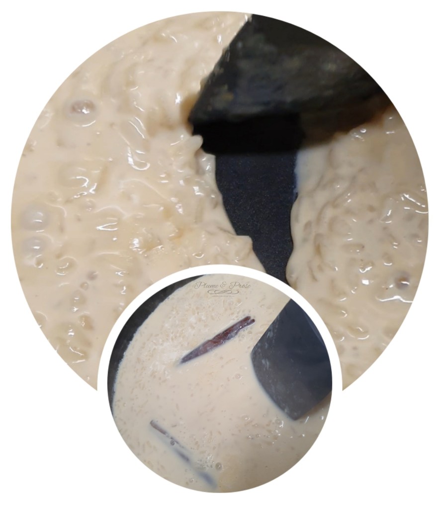 Préparation du riz au lait