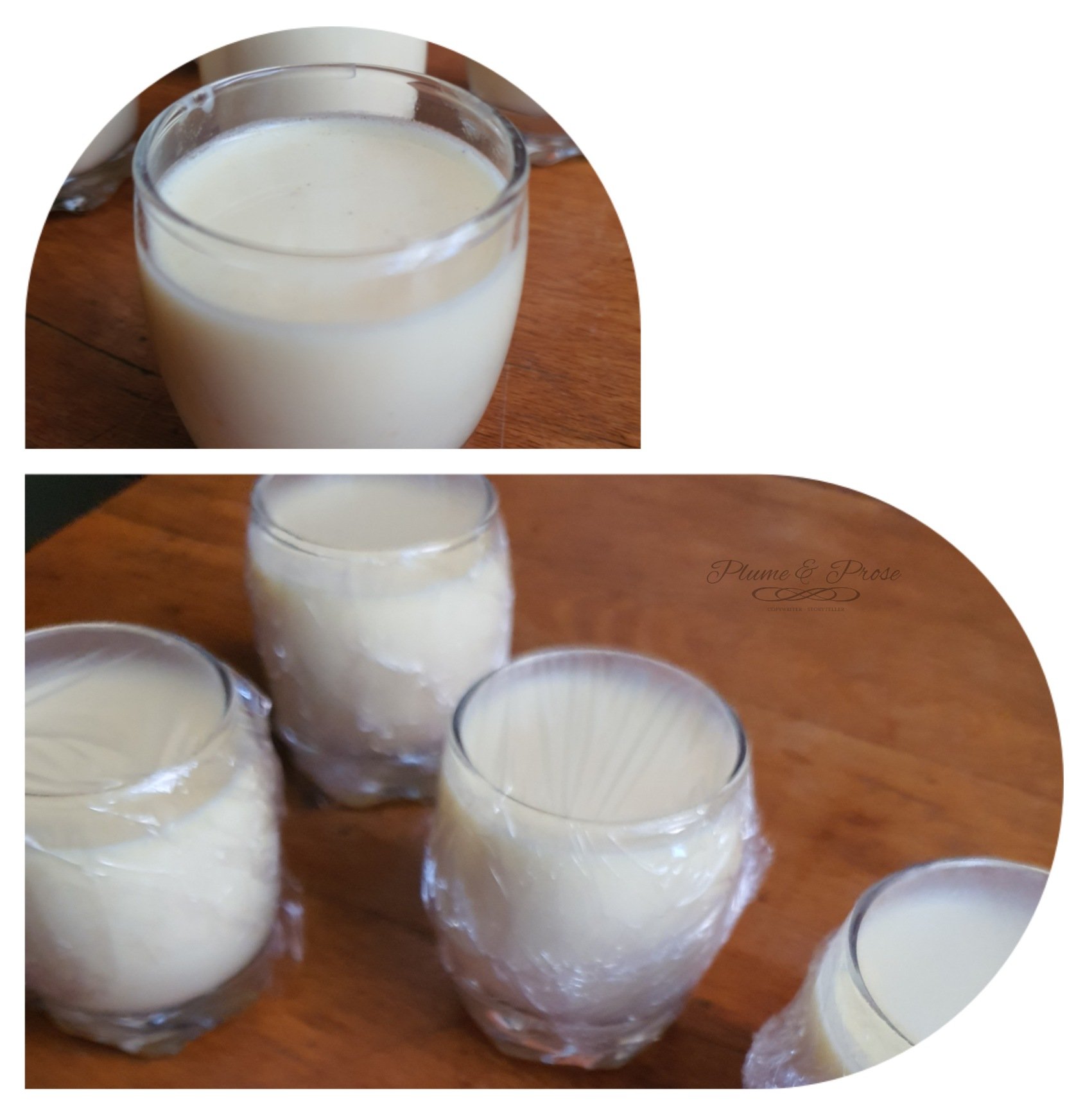 Préparation du Lemon Posset
