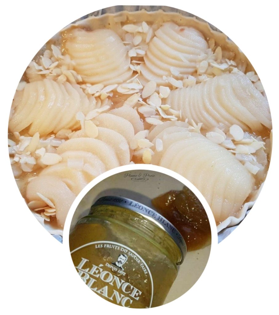 Préparation de la tarte légère aux poires